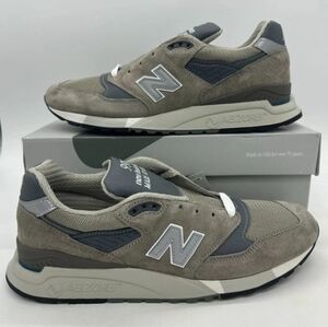 New Balance 998 Men's Size 9 Made in USA Grey Day Silver Athletic 012026